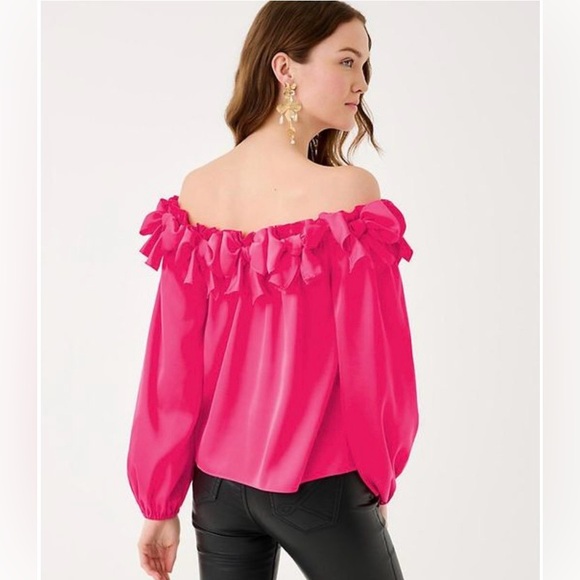 Lilly Pulitzer Analea Off the Shoulder Top - Picture 4 of 8